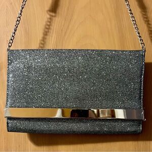 Silver Evening Bag - NWOT